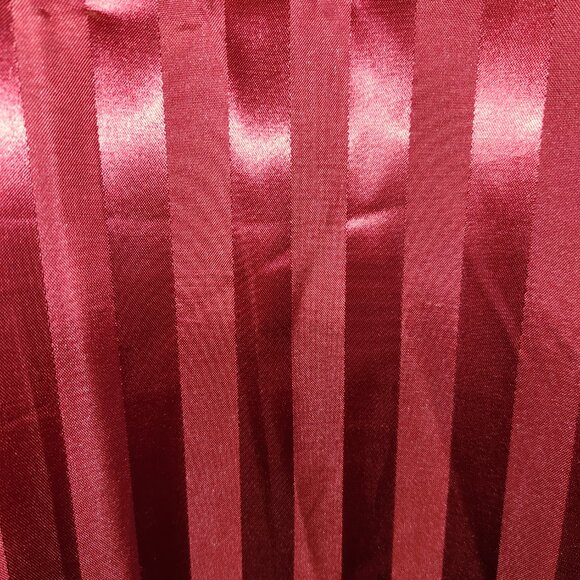 Shower Curtain Burgundy Striped Standard Size - Picture 3 of 5
